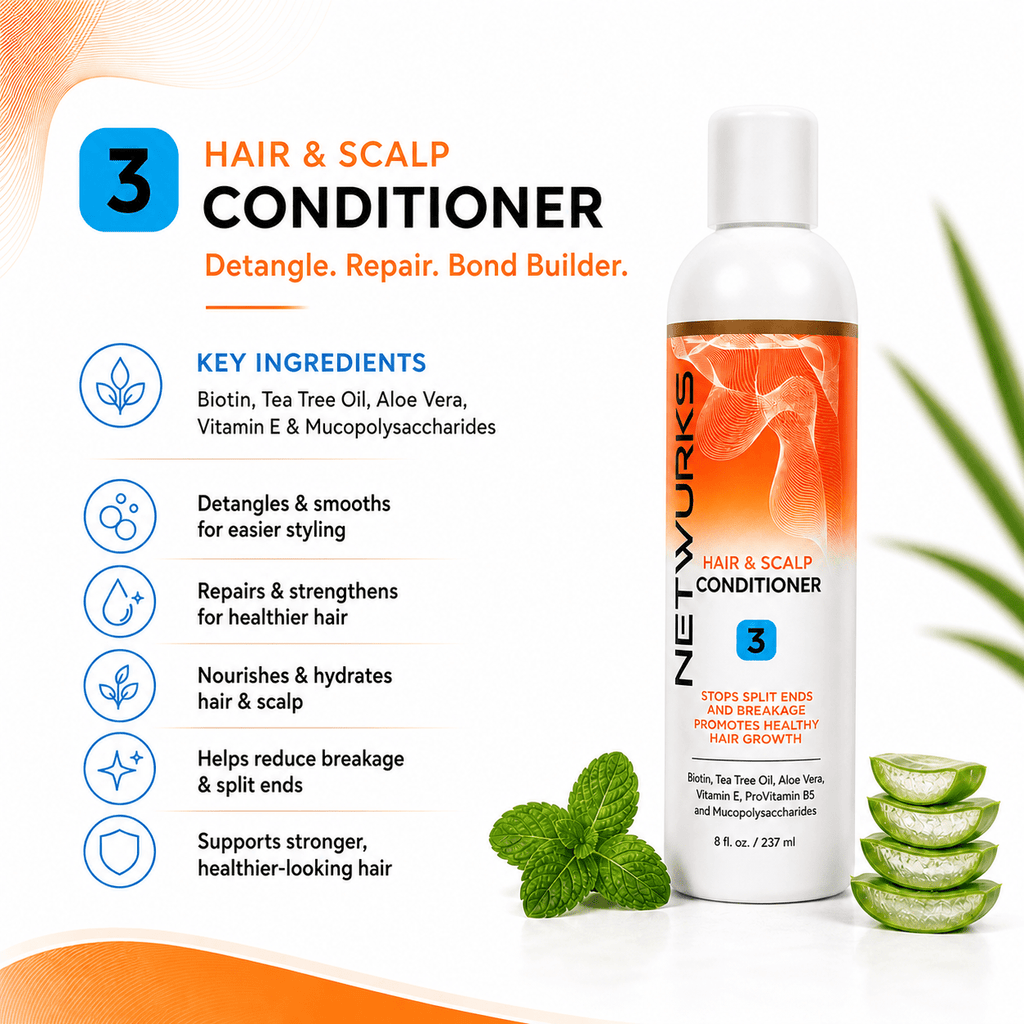 Netwurks Hair & Scalp Conditioner 8 fl. oz. - Netwurks