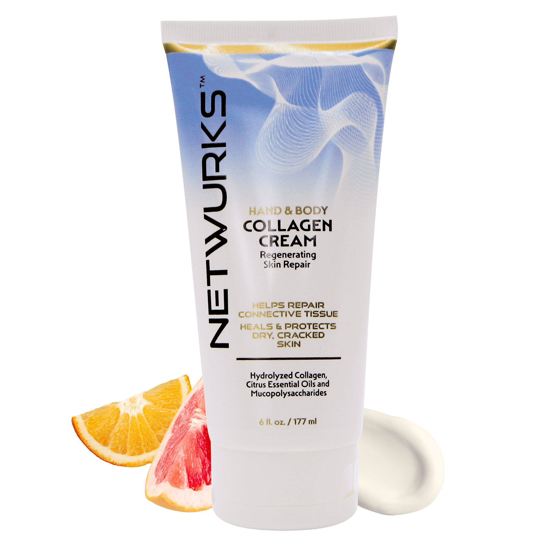 Netwurks Hand & Body Collagen Cream 6 fl. oz. - Netwurks