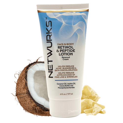 Netwurks Face & Body Retinol & Peptide Lotion 6 fl. oz. - Netwurks