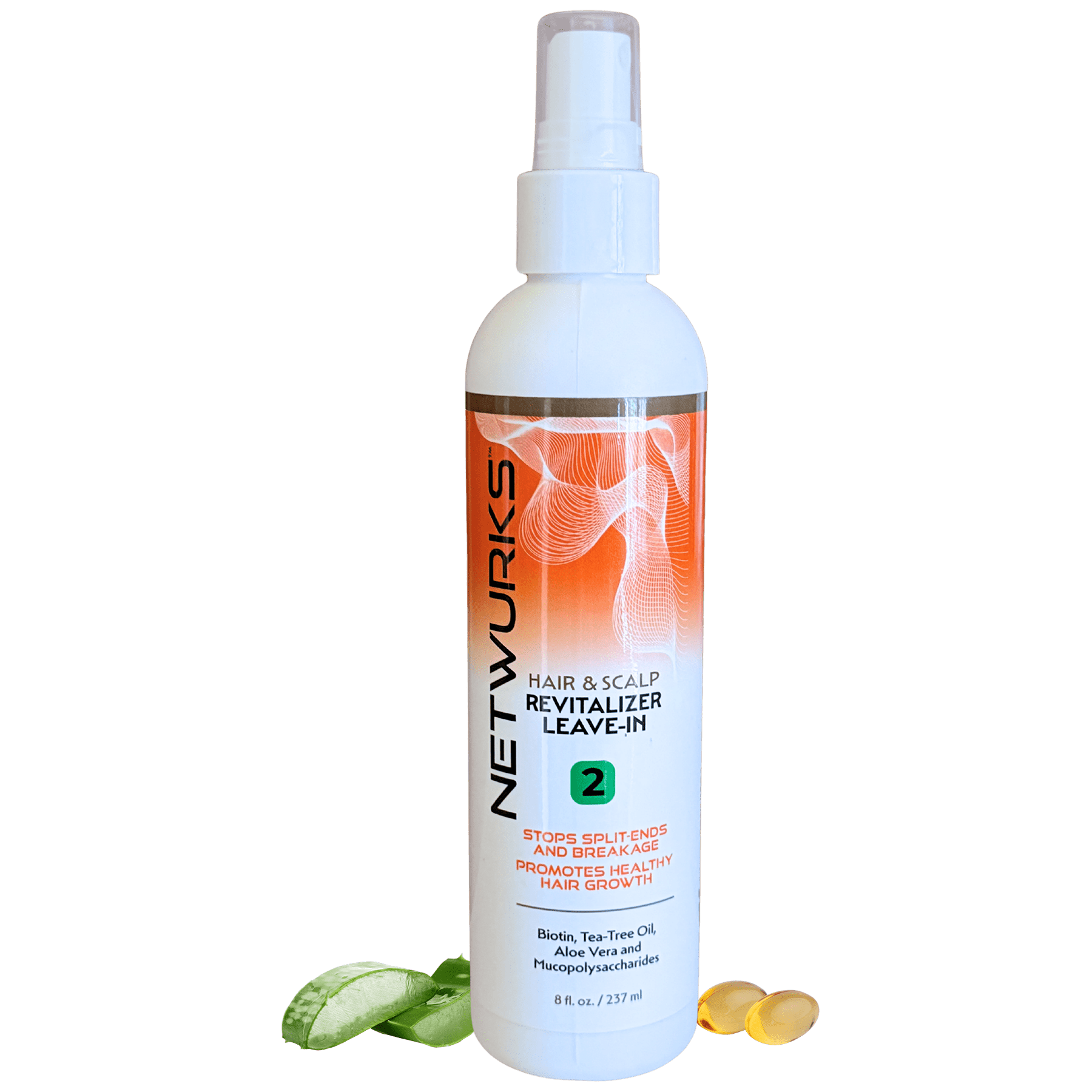 Netwurks Hair & Scalp Revitalizer Leave-In Spray 8 fl. oz. - Netwurks